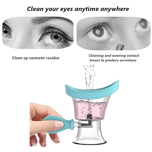 כוס שטיפת עיניים סיליקון צ ' יסלים, ערכת אמבט לשטיפת עיניים לניקוי עיניים יעיל, כוס ניקוי עיניים בלחץ