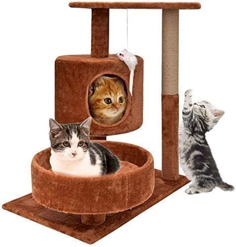 רב קומות חתול עץ מסגרת בית ריהוט חתלתול פעילות מגדל עם גרוד חתלתול לחיות מחמד לשחק בית