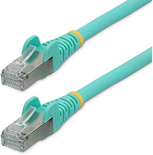 Startech.com 14ft cat6a כבל Ethernet - עשן נמוך אפס הלוגן - 10 ג'יגביט 500 מגה הרץ 100W POE RJ45 S/FTP