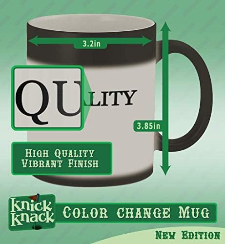 מתנות קישוטים מוטב-ספל קפה בצבע ידית ושפה בגודל 11 אונקיות, שחור