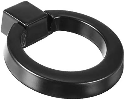 סגסוגת אבץ X-DREE 1-3/5 אינץ 'טבעת משיכה ידית משיכה שטוחה שחור 10 יחידות DIám. אנילו מניג'ה פלאנה כושי
