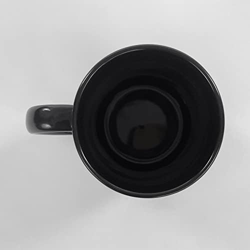 עיצוב אמא הכי בסדר בעולם של קים, 15 עוז ספל קפה שחור קרמיקה כוס תה כלי שתייה עם ידית, מתנות ליום הולדת