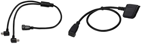 כבל מתאם מפוצל USB של Garmin & 010-11890-10 Pro Clip Clip, שחור