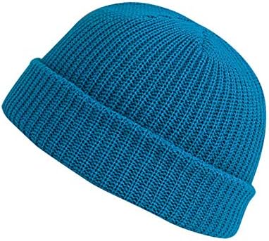כובע צבע מזדמן סרוג סרוג כל התאמה אופנה מוצקה חורף כובע עבה יוניסקס בייסבול שני כובע בייסבול צבעוני