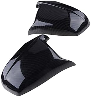 Arkdeffon 2 PCS מבט אחורי ראיית צד צד דלת כובע כיסוי מראה תואם עם BMW 5 סדרה F10 F11 F18 528i 530i 535i