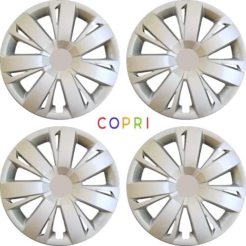 סט קופרי של כיסוי גלגלים בגודל 16 אינץ ', Hubcap Snap-On-On Fiat מתאים