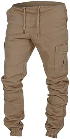 מכנסיים אתלטים של Xiaxogool, מכנסי מטען לאופנה מכנסיים אתלטי מכנסיים מכנסיים צ'ינו מכנסיים מרובי כיסים