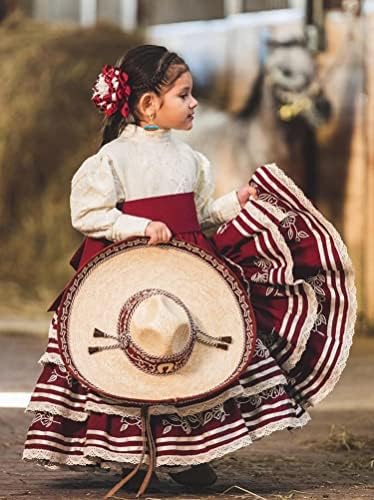 סינקו דה מאיו עגילי חישוק עבור בנות, 9 זוגות צבעוני אמייל מקסיקני סומבררו פינאטה צ ' ילי פלפל קקטוס