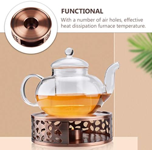 סיר תה של קאבילוק חום יותר נירוסטה קומקום תה חם יותר תה מחמם חמם יותר נרות תה תנור תנור נרות עם מחצלת