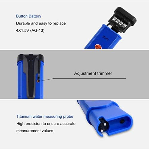 JF-XUAN TESTER איכות מים תצוגה דיגיטלית תצוגה LCD TDS METER METER, TDS-982 טווח בודק איכות מים: 0 ~