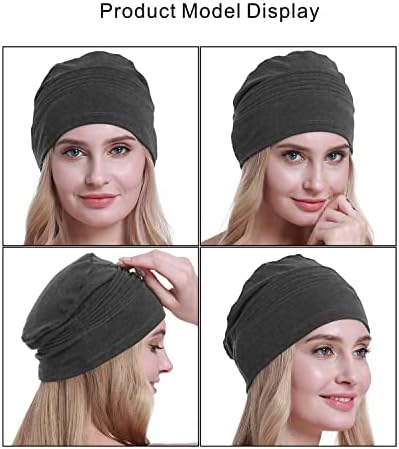 אוסביו כותנה הכימותרפיה כובעי כובעים רכים לנשים נשירת שיער-סרטן בימס טורבן אטום אריזה