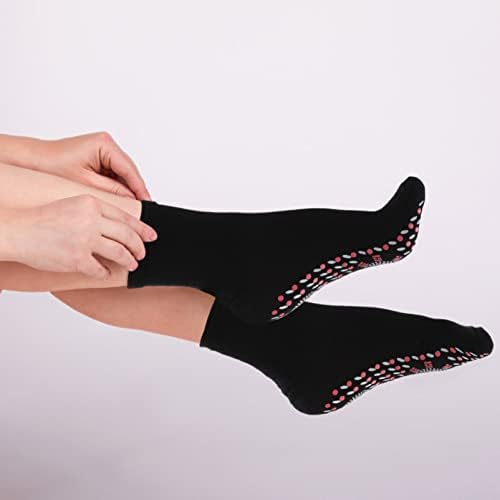 גרבי בריאות טורמלין גרביים 4 זוגות גרביים תרמיות חורפיות גרבי כף רגל חמות גרביים נגד קפיאה נושמת גרביים