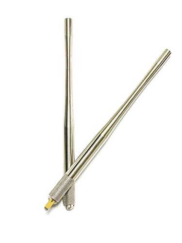 כלי עט אקסצנטרי מיקרובליידינג נירוסטה לקעקוע קוסמטי גבות, 5.4 אינץ', 1.0 ספירה