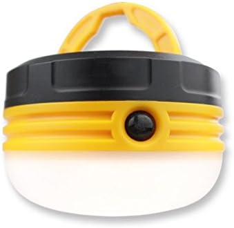 LED VANCIC נייד קמפינג פנס מנורת מנורת אור, מופעל על סוללה, 5 נוריות LED, 3 מצבים, עם מנורה תלויה וו