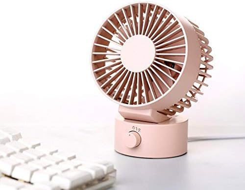 מאוורר שולחני USB של Fannke, Mini Desktop Deskt Fan Stall, סטודנט למשרד נמוך רעש נמוך, מאוורר שקט,