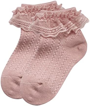 דוריו תינוקת גרבי מצויץ לפרוע גרביים חמוד פעוט ילדה גרב לפרוע גרבי לפעוטות בנות תחרה בנות ילדים גרביים