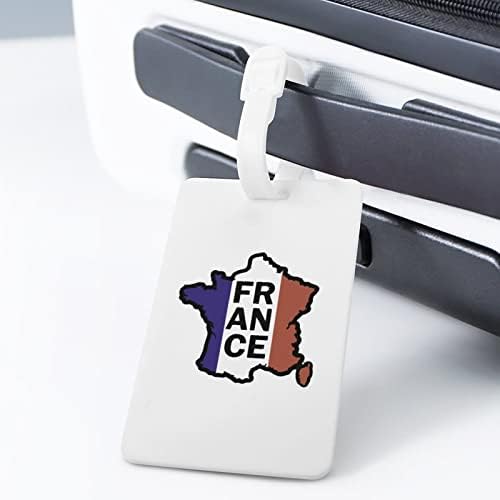 צר צרפת דגל צרפתי תג מזוודות למזוודה שם מזהה מזהה מזהה TPU רך תוויות מזוודות