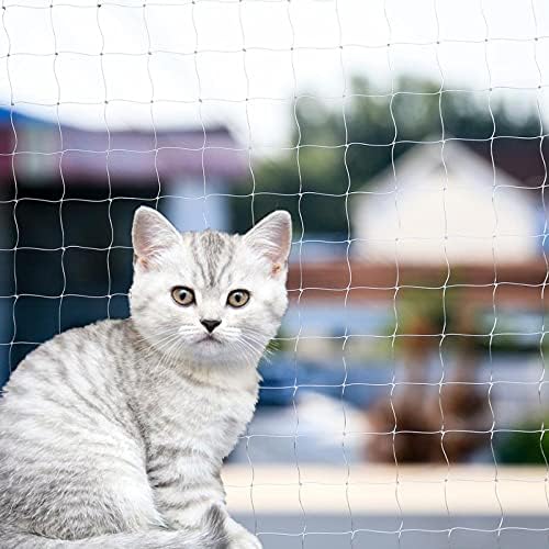 חתול מרפסת נטו חתול אנטי-סתיו גדר נטו כלב גדר רשתות שקוף ניילון לחיות מחמד רשת גדר אנטי - סתיו בנוטינג