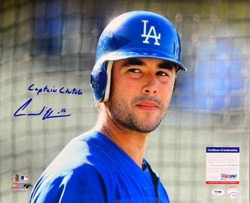 Andre Ethier Los Angeles Dodgers חתום תמונה 16x20 PSA 4A64473 - תמונות MLB עם חתימה