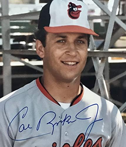 Cal Ripken Jr. חתום תמונה Baltimore orioles בייסבול PSA DNA 8x10 חתימה MLB HOF