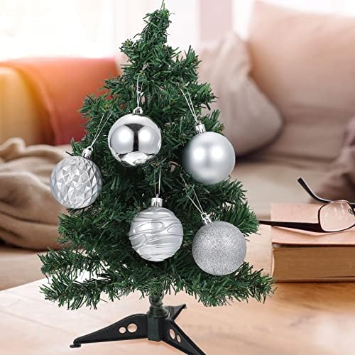 קישוט צילום נובלטי עץ חג המולד כדורים תלויים כדורי חג המולד מפלסטיק קישוטים קישוטי כדורים תלויים אטומים